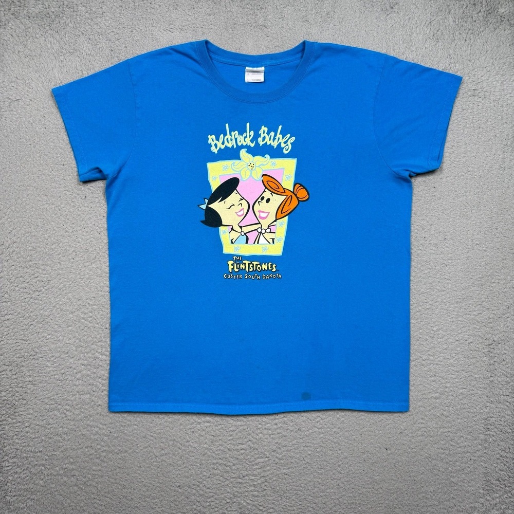 Vintage Y2K The Flintstones Bedrock Babes T-shirt - Picture 2 of 4